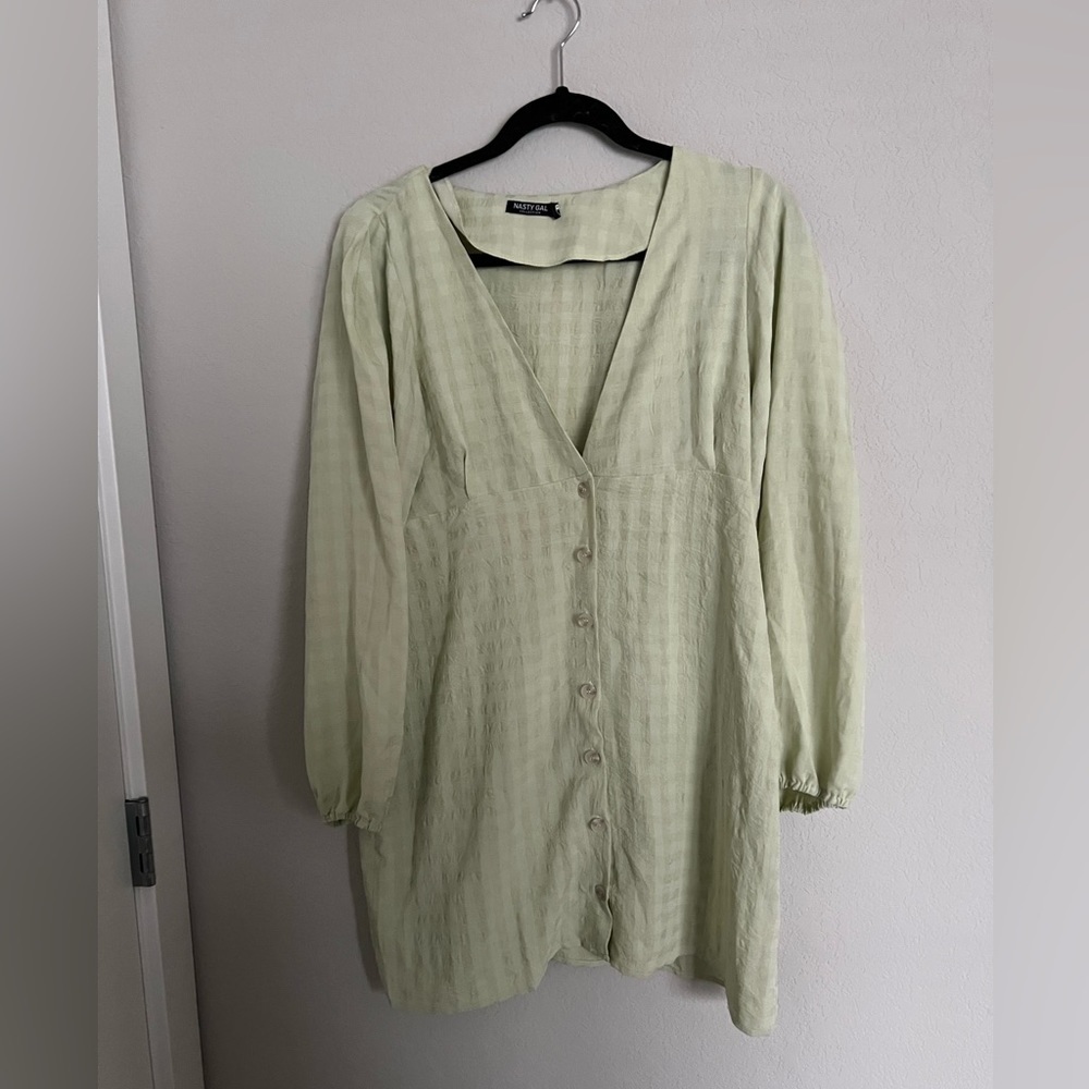 Nasty Gal button down dress